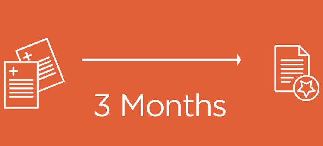 3 month turnaround from Referral to Award